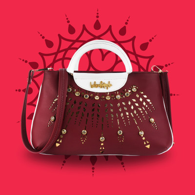 LIKE STYLE Women Maroon Hand-held Bag