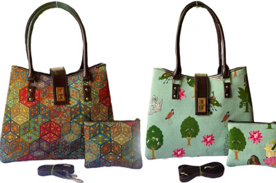 CRAFTWELL Women Multicolor Tote