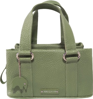 MANDAVA Women Green Handbag