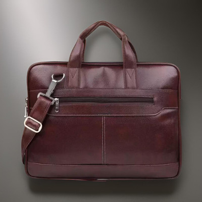 Shivra Men & Women Brown Messenger Bag