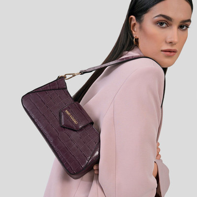 Miraggio Women Maroon Shoulder Bag