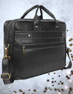 house of common Men & Women Black Messenger Bag