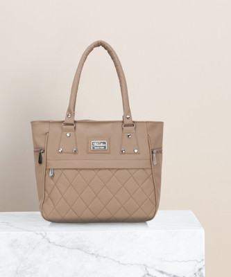 SIRISHA Women Beige Hand-held Bag