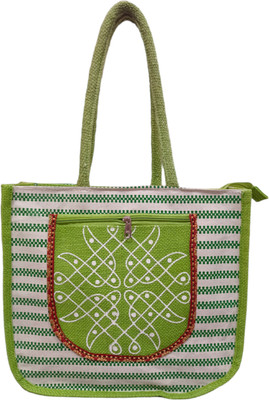 Kamals Women Green Hand-held Bag