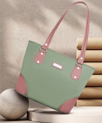 Elegant Women Green, Pink Shoulder Bag