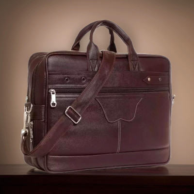 Shivra Men & Women Brown Messenger Bag