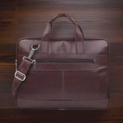 Shivra Men & Women Brown Messenger Bag