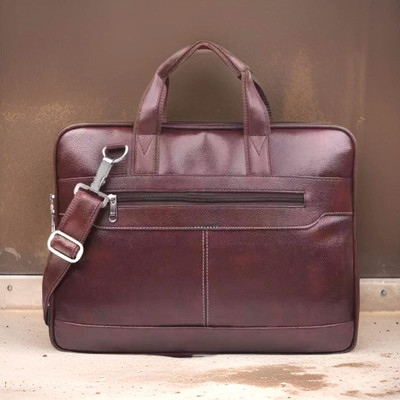 house of common Men & Women Brown Messenger Bag