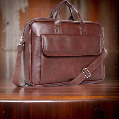Shivra Men & Women Brown Messenger Bag