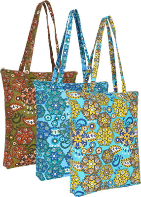 Anekaant Women Multicolor Shoulder Bag(Pack of: 3)