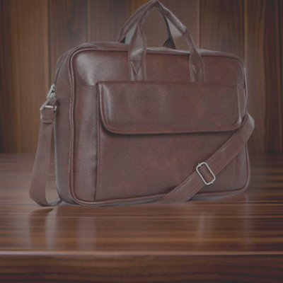 house of common Men & Women Brown Messenger Bag