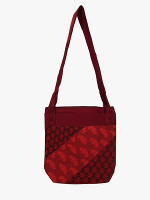 Jute Tree Women Red Tote