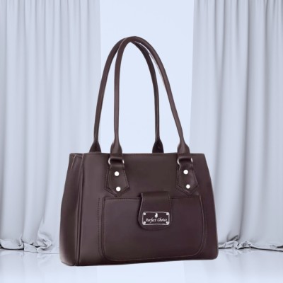 Perfect Choice Women Brown Shoulder Bag