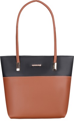 CREEPER Women Tan, Black Tote