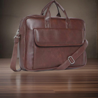 house of common Men & Women Brown Messenger Bag