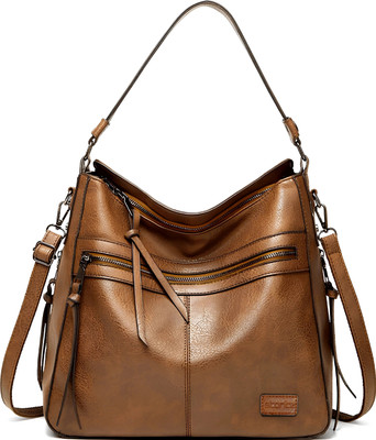 STORITE Women Brown Handbag