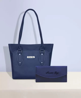 MOONSTAR BAGS Women Blue Shoulder Bag(Pack of: 2)