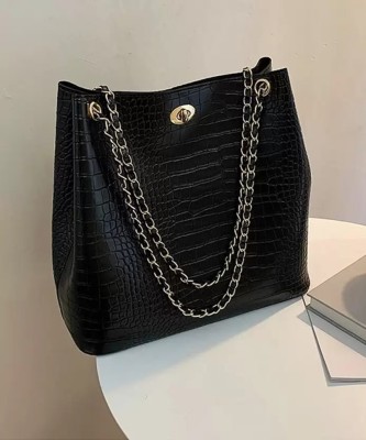 GrabOn Women Black Shoulder Bag