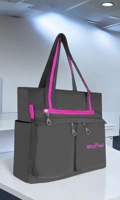 Wildmoda Women Grey, Pink Shoulder Bag