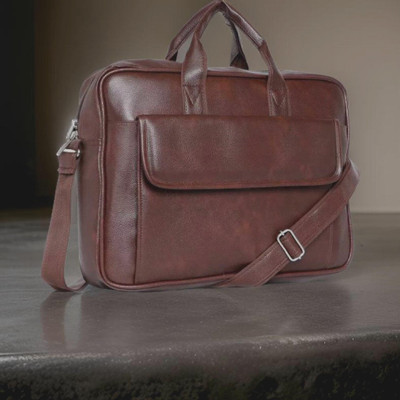 Shivra Men & Women Brown Messenger Bag