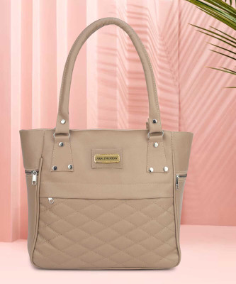 ARK FASHION Women Beige Handbag