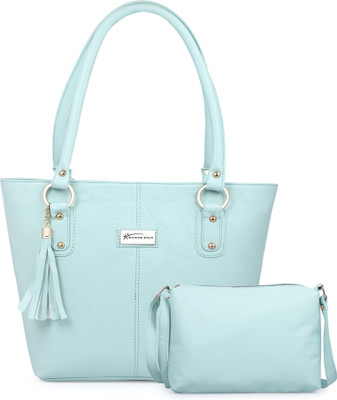 Shining star Women Green Shoulder Bag(Pack of: 2)