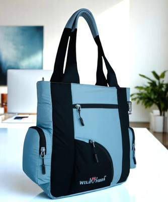 Wildmoda Women Grey, Black Shoulder Bag