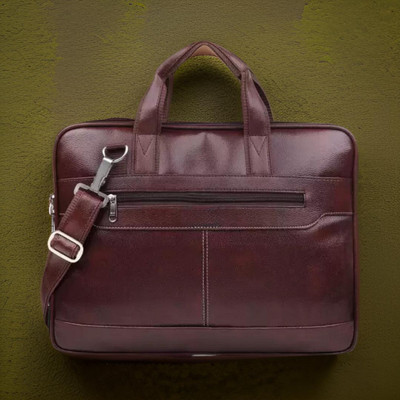 house of common Men & Women Brown Messenger Bag