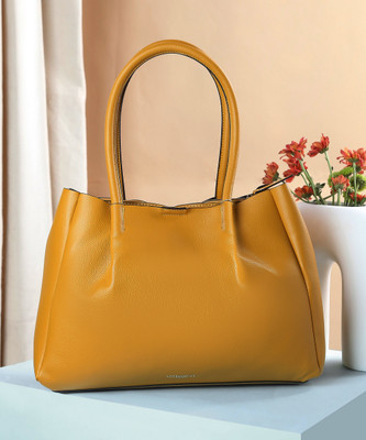 ACCESSORIZE LONDON Women Yellow Hand-held Bag