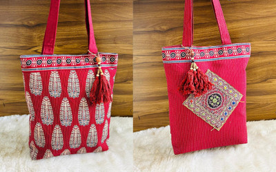 CRAFTWELL Women Red, Pink Messenger Bag(Pack of: 2)