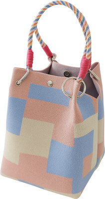 ferazec Women Pink, Blue, White Handbag