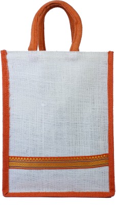 BLISSWELL Men & Women Orange Handbag(Pack of: 4)