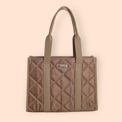 STOIC Women Beige Shoulder Bag