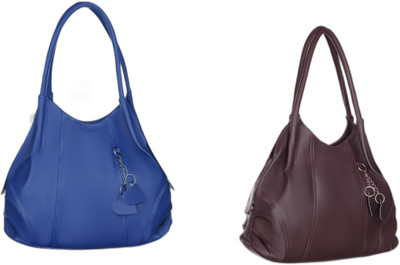 High Gravity Women Brown, Brown Shoulder Bag(Pack of: 2)