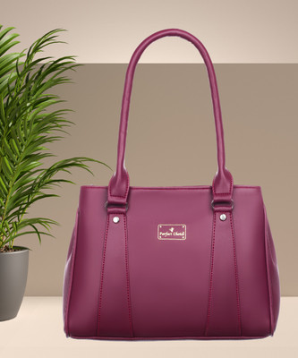Perfect Choice Women Maroon Handbag