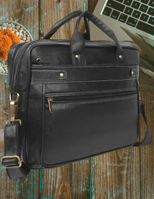 house of common Men & Women Black Messenger Bag