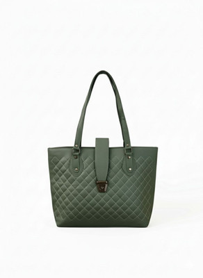 Faisalhub Women Green Tote
