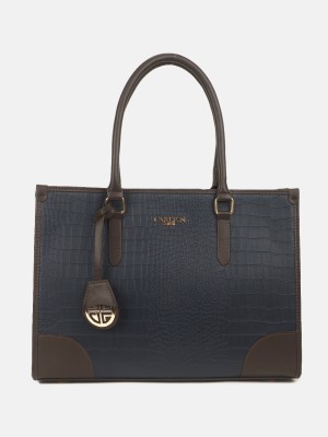 CARLTON LONDON Women Blue, Black Tote