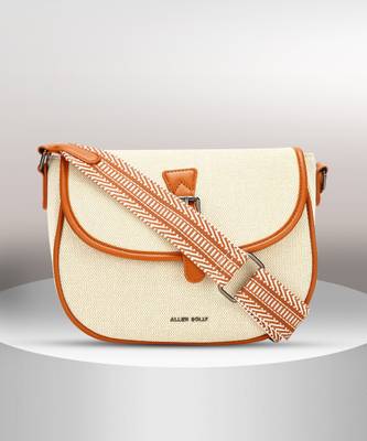 Allen solly shop tan handbag