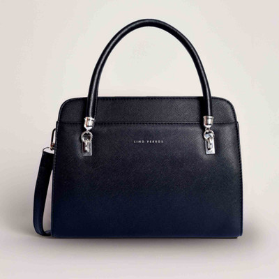 LINO PERROS Women Black Satchel