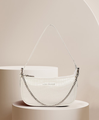 LINO PERROS Women White Shoulder Bag