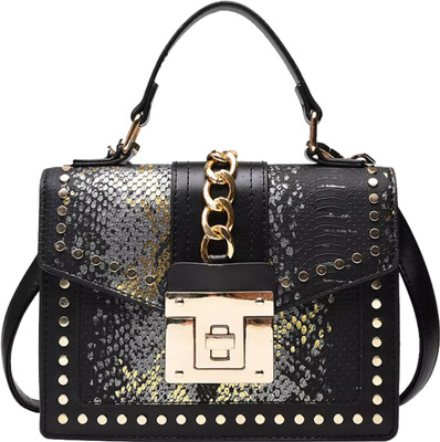 ZELION Women Black Sling Bag