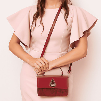 Trendz Firenze Girls Red Messenger Bag