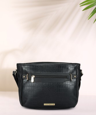 Caprese Women Black Sling Bag