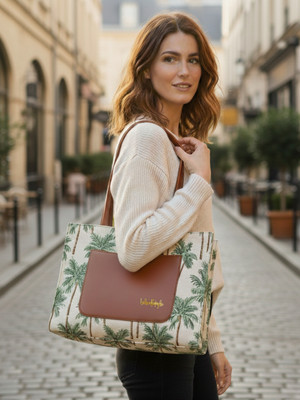 LIKE STYLE Women Green, Tan, Multicolor Shoulder Bag