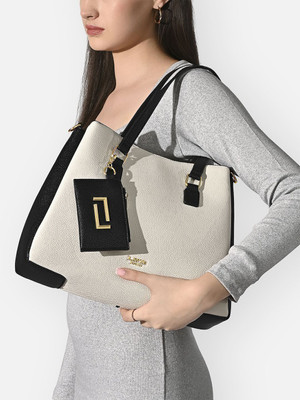 Lavie Luxe Women White Satchel