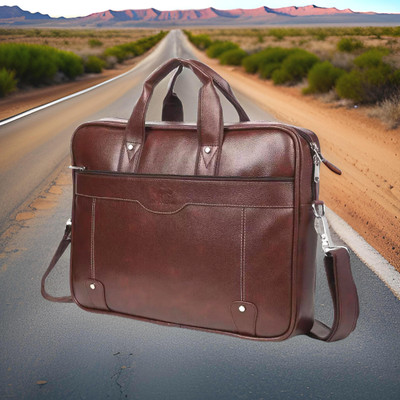 house of common Men & Women Brown Messenger Bag