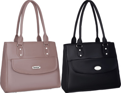 semiize Women Multicolor, Grey Shoulder Bag(Pack of: 2)