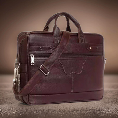 JairaJ Men & Women Brown Messenger Bag