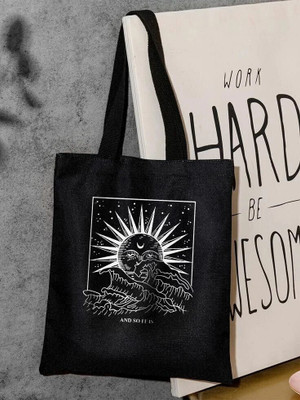 THE SACK CO Women Black, Black Tote